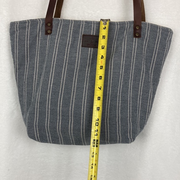 Sassy Sparrow Artisan Textile | Leather Tote Bag - Picture 12 of 14